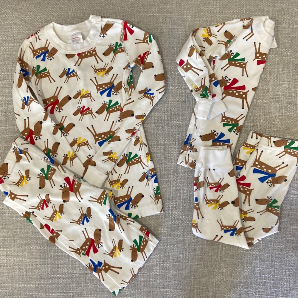 Hanna Andersson long john pjs - sz 90/3 only
